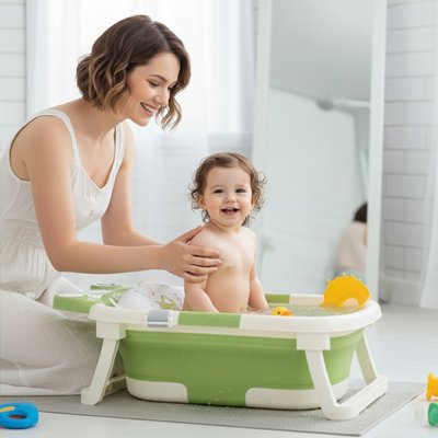 Baignoire bébé pliable | Ergonomique - SIAKA BISSIN