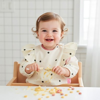 Bavoir manche longue imperméable | BabyProtect - SIAKA BISSIN