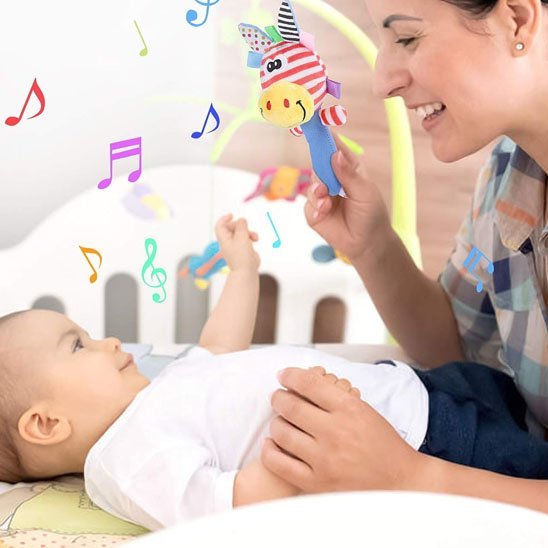 Hochet bébé | Éveil Coloré - BISSIN BOUTIQUE