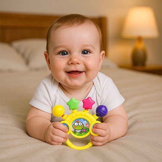 Hochet bébé | Éveil Sensoriel - SIAKA BISSIN