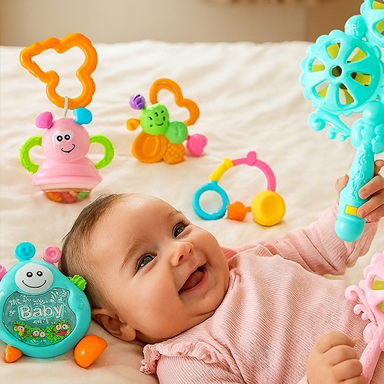 Hochet bébé | Éveil Sensoriel - SIAKA BISSIN