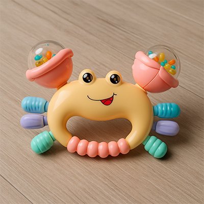 Hochet bébé | Éveil Sensoriel Coloré - SIAKA BISSIN