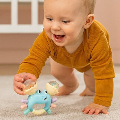 Hochet bébé | Éveil Sensoriel Coloré - SIAKA BISSIN