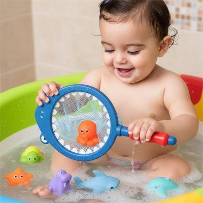 Jouet baignoire bebe | Aqua Fun Colorés - BISSIN BOUTIQUE