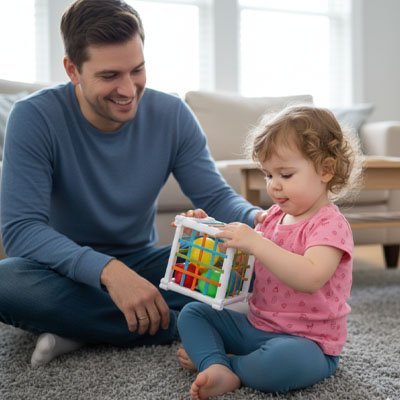 Jouet eveil bebe | Sensoriel Coloré - BISSIN BOUTIQUE