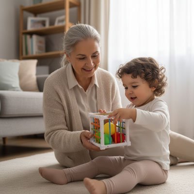 Jouet eveil bebe | Sensoriel Coloré - BISSIN BOUTIQUE