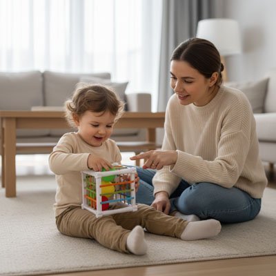 Jouet eveil bebe | Sensoriel Coloré - BISSIN BOUTIQUE