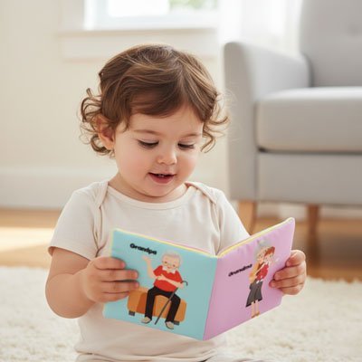 Livre bebe en tissus | Sensoriel - BISSIN BOUTIQUE