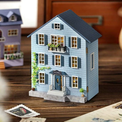 Maison pour poupée | Colorée en bois avec meubles - SIAKA BISSIN