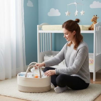 Panier rangement bébé 