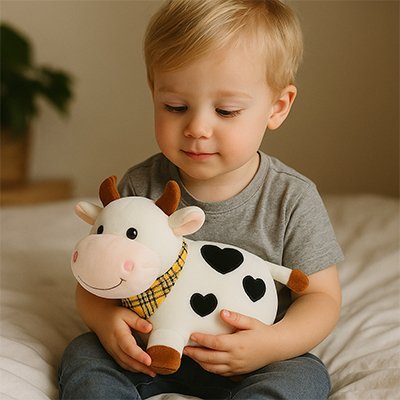 Peluche vache | Ultra - douce - SIAKA BISSIN