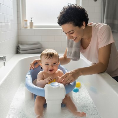 Siège de bain bébé | Sécurité Ergonomique - SIAKA BISSIN