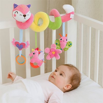 Spirale d'activité bébé | Éveil Sensoriel Multicolore - SIAKA BISSIN