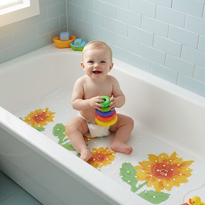 Tapis de bain bébé antidérapant | SecuriBaignade - SIAKA BISSIN