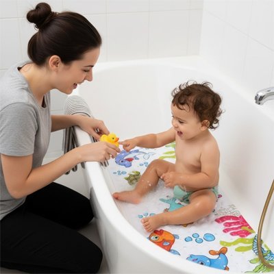 Tapis de bain pour bébé | Antidérapant Sécurité - SIAKA BISSIN